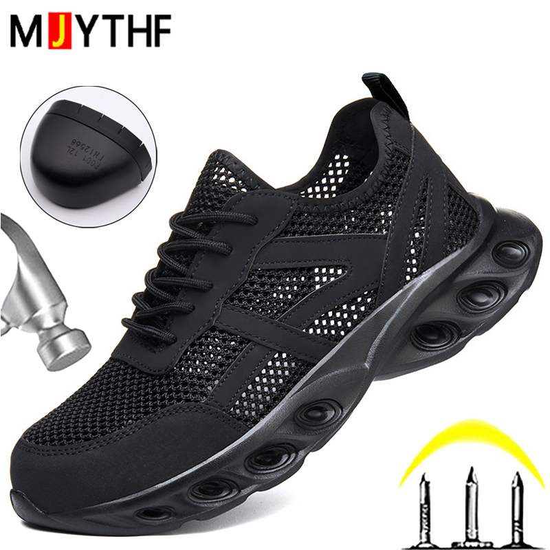 Sneaker Care - Ademende veiligheidsschoenen voor mannen, lichtgewicht comfortabele