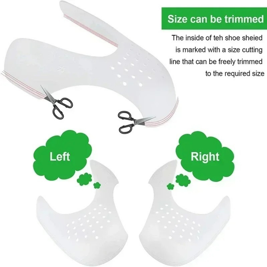 1/4/8Pairs Protector Schoen An - Crease Protector Toe recensie en prijs