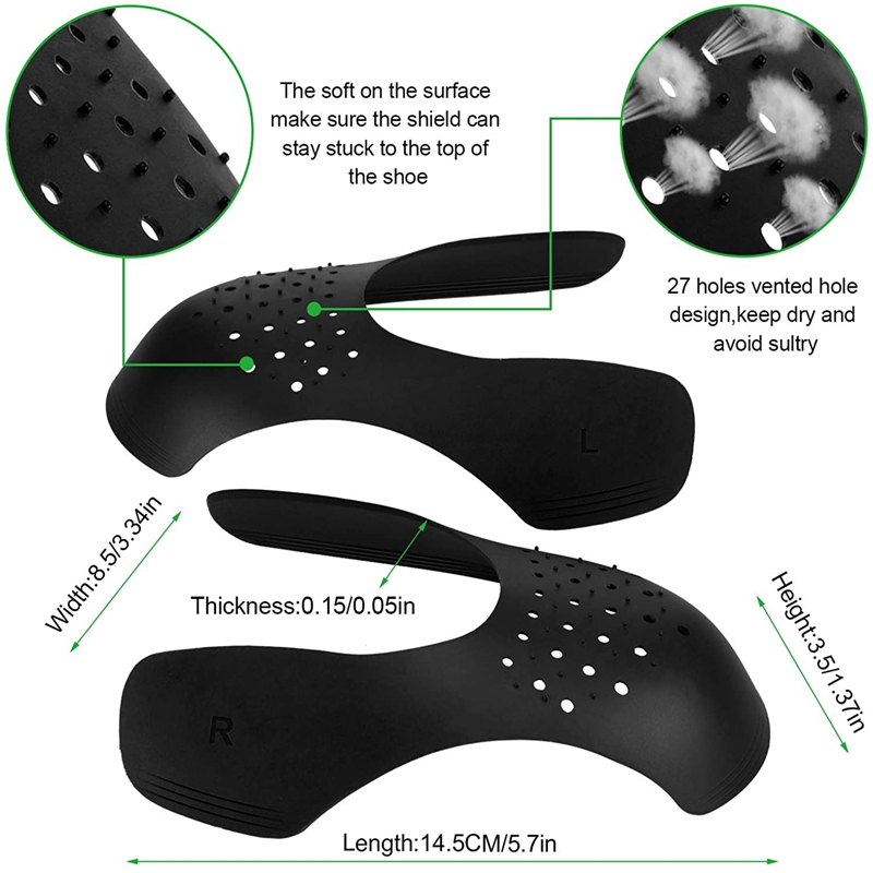 2 Stuks Vouw Beschermer Schoen - Sneaker Care Crease Protector recensie en prijs